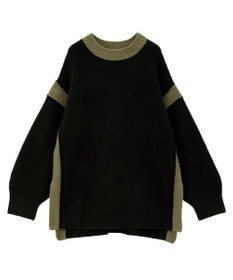 AMERICAN HOLIC バイカラーニットプルオーバー【WEB限定カラー有り】