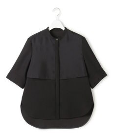 ICB L 【先行予約・WEB限定カラーあり】 FluidBackSatin バンドカラーシャツ