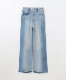 GRACE CONTINENTAL サイド切替フレアデニムパンツ