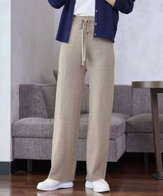 Tiaclasse 裏シャギージャガードニットパンツ