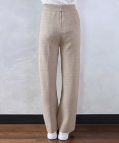 Tiaclasse 裏シャギージャガードニットパンツ