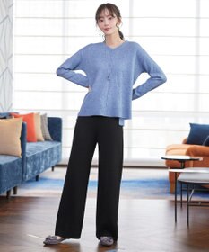 Tiaclasse 裏シャギージャガードニットパンツ