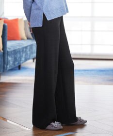 Tiaclasse 裏シャギージャガードニットパンツ