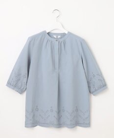 J.PRESS LADIES 【WEB限定カラーあり・洗える】セルロース刺繍 ブラウス