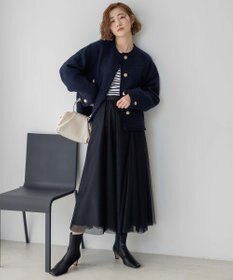 23区 【洗える】ソフトチュール スカート