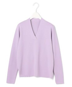 ICB 【WEB限定カラーあり・洗える】 シンセティックフルニードル Vネックプルオーバー