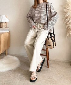 LA BAGAGERIE 【maison vert】 【ペーパー素材・多収納】リボンハンドル2WAYかごバッグ