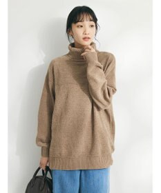 CRAFT STANDARD BOUTIQUE 洗えるコードモールタートルネックプルオーバー