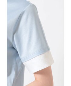 DAKS GIZAコットン レイヤード風天竺プルオーバー