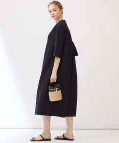 23区 【Indian Factory】コットンポプリン タックディテール シャツワンピース