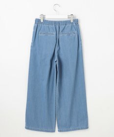 J.PRESS LADIES L 【洗える】5ozバージラコンパクト デニム イージーパンツ