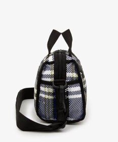 LeSportsac MINI DUFFEL CROSSBODY/ピクセルスクランブルチェック