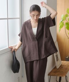 WEGO 【ANGIE VINTAGE】接触冷感半袖ジャケット