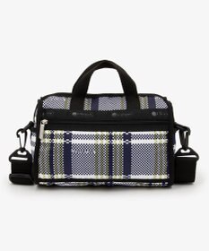 LeSportsac MINI DUFFEL CROSSBODY/ピクセルスクランブルチェック