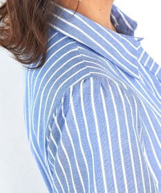 Tiaclasse L 【洗える】フレアスリーブシャツワンピース