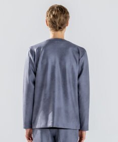 JOSEPH HOMME 新素材【ストレッチ/光沢感】レザーライクジャージー　カーディガン