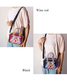 tsumori chisato CARRY tcアニマルキルト ショルダーバッグ ミニボストン