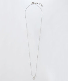 Phoebe 【金属アレルギー対応】グリマースクエアビジューネックレス/ニッケルフリー シルバー