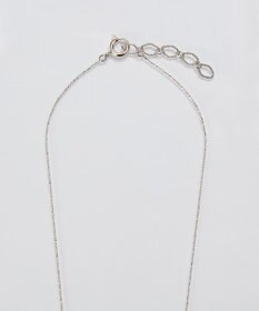 Phoebe 【金属アレルギー対応】グリマースクエアビジューネックレス/ニッケルフリー シルバー