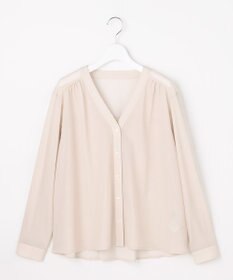 J.PRESS LADIES 【冷房対策に】シアードライトリコット Vネック カーディガン