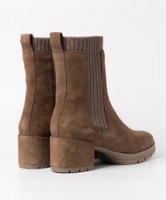 BONTRE 【UNISA/ウニサ】サイドリブニットショートブーツ