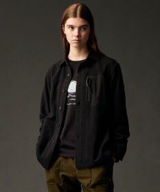 JOSEPH ABBOUD MOUNTAIN 【ライトシャツアウター】ハイカウントマイクロフリースシャツ