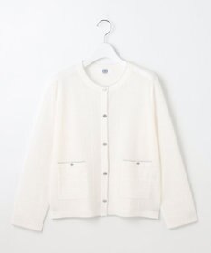 J.PRESS LADIES 【洗える】WINDY JACKET ニット ジャケット