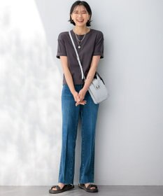 23区 L 【GLOW8月号掲載/接触冷感】半袖 クロップド IT TEE