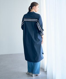 YECCA VECCA リブMIXシャツワンピース