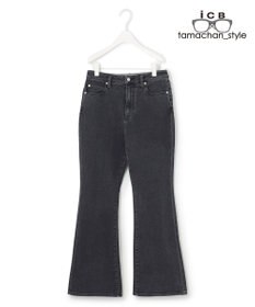 ICB 【ICB×tamachan_style コラボ】スタイルアップ フレアデニム