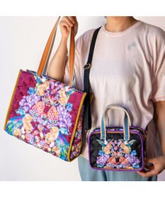 tsumori chisato CARRY tcアニマルキルト ショルダーバッグ ミニボストン