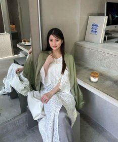 Green Parks AnriettMusee シアータックワイドパンツ