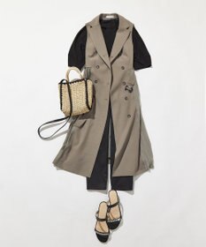 ANY SIS 【23.5~24.0cm】ジュエル調2WAYフラット サンダル