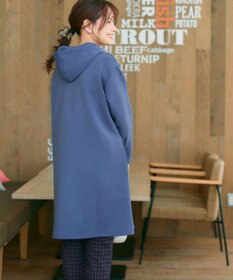 Tiaclasse 【洗える】ソフトボンディングパーカーチュニック