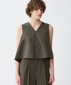 uncrave ウォッシャブルドライサップ テントラインブラウス