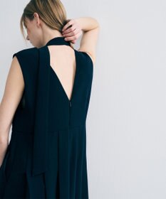 uncrave ウォッシャブルダブルクロス プリーツオールインワン