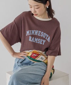 AMERICAN HOLIC ロゴ入りヴィンテージ半袖プルオーバー