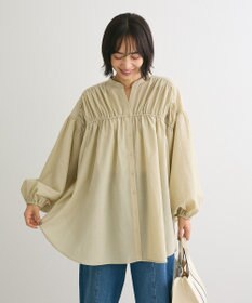 Green Parks シャーリングボリュームチュニック