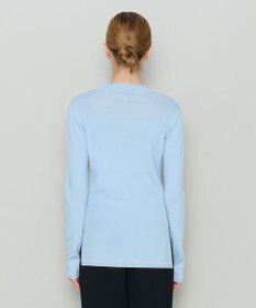 JOSEPH 【洗える】ウールリブ　ラウンドネックニット