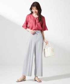 ANY SIS 【UVカット・接触冷感・吸水速乾】スマートビューティストレッチ  ワイドパンツ