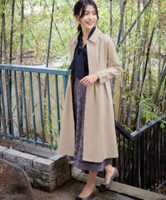 Tiaclasse L 【新色追加】ステンカラードレスコート