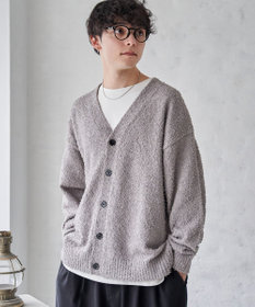 WEGO ツイストブークレカーディガン