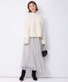 23区 ブラッシュドアルパカブレンド ニット