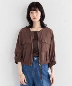 YECCA VECCA ドライタッチシアーブルゾン