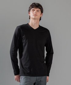JOSEPH HOMME スビンソフトジャージー　Vネック長袖カットソー