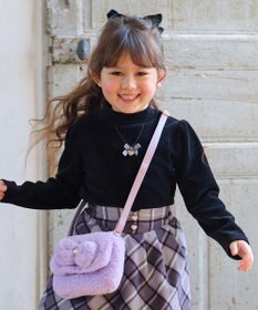 ANY KIDS ふわふわリボンポシェット