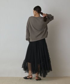 GRACE CONTINENTAL Catphoto裏毛トップ