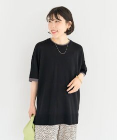 Green Parks 冷やっとすずやかレイヤーニットプルオーバ