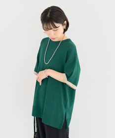 Green Parks 冷やっとすずやかレイヤーニットプルオーバ