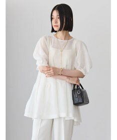 AMERICAN HOLIC ボリュームスリーブティアードニットチュニック